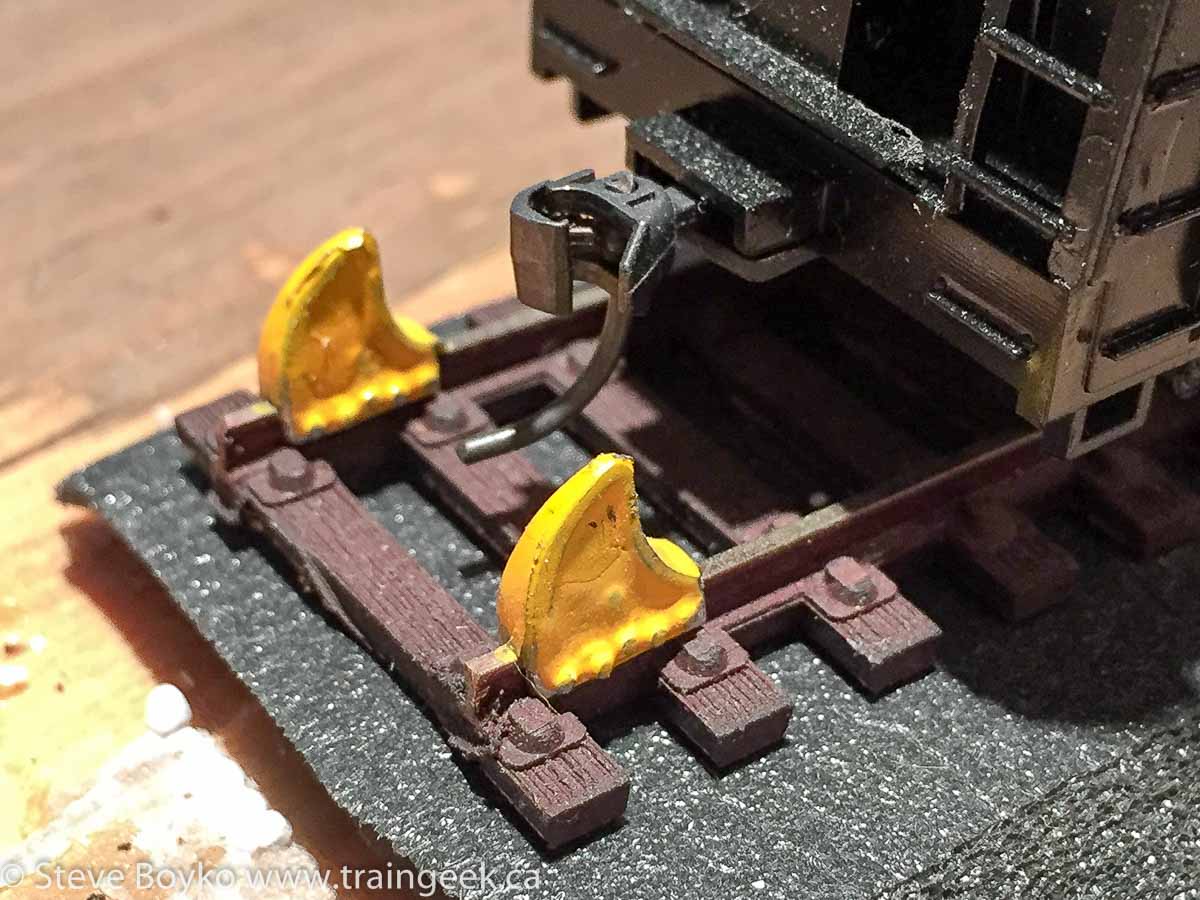 ho scale track bumpers