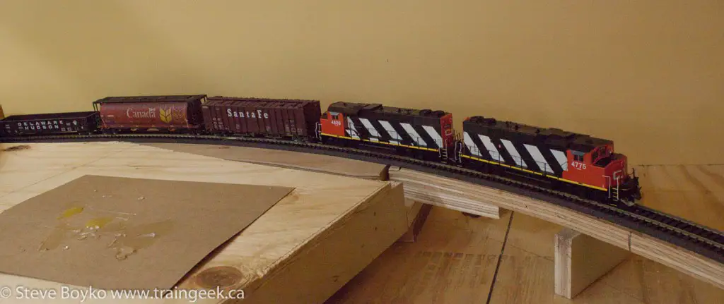 CN 532 in staging